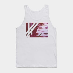 Bamboo grove in plum and lilac Tank Top